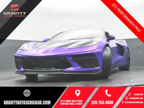 Red 2021 Chevrolet Corvette Stingray for sale in Highland Park, IL