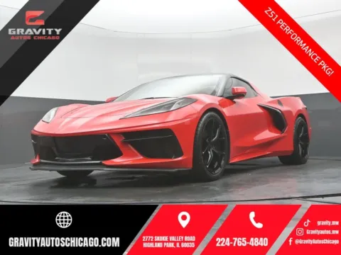 Red 2021 Chevrolet Corvette Stingray for sale in Highland Park, IL