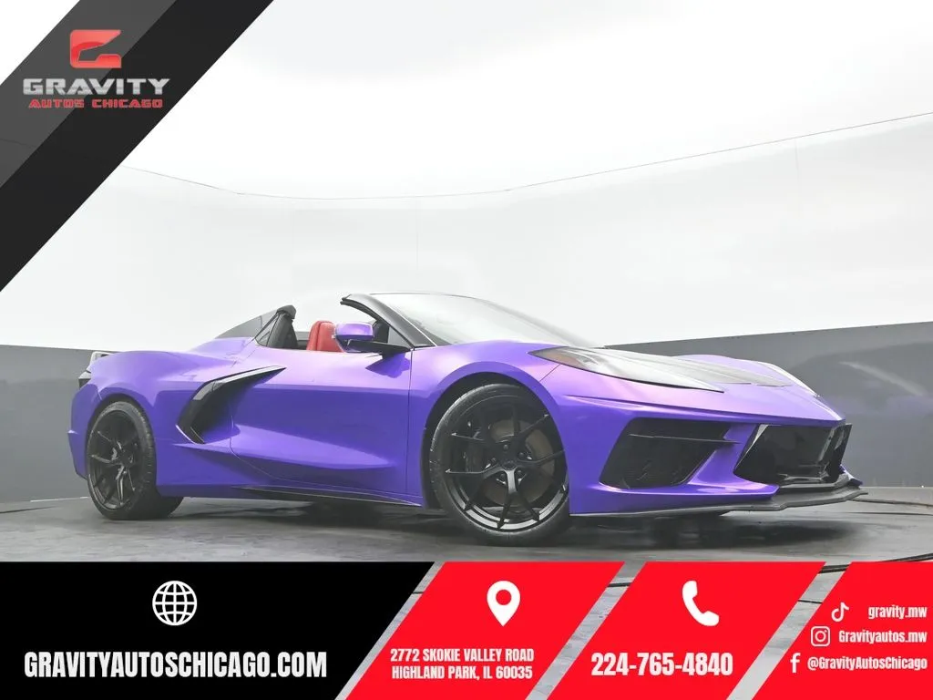 Red 2021 Chevrolet Corvette Stingray for sale in Highland Park, IL