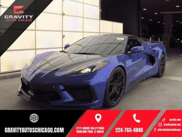 Red 2021 Chevrolet Corvette Stingray for sale in Highland Park, IL