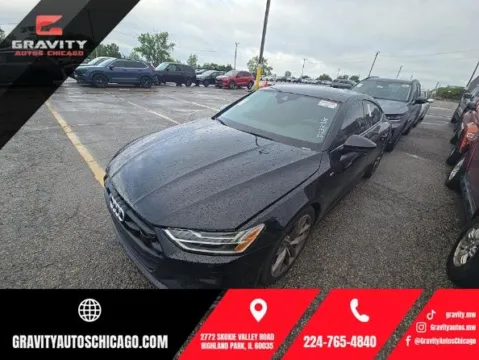 Black 2021 Audi A7 e Premium Plus for sale in Highland Park, IL