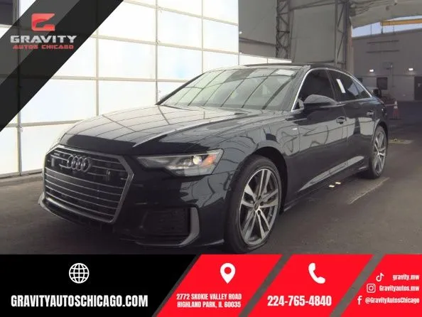 Blue 2023 Audi A6 55 Premium Plus for sale in Highland Park, IL