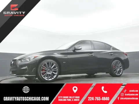 Black 2024 INFINITI Q50 Red Sport 400 for sale in Highland Park, IL