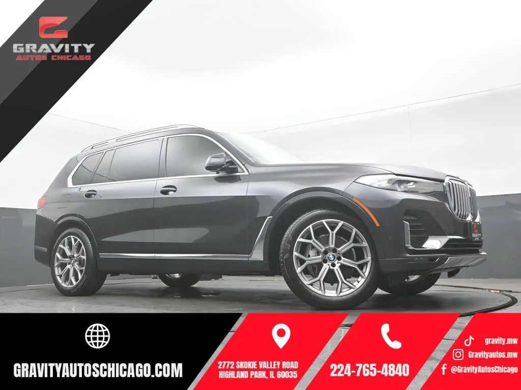 Gray 2019 BMW X7 xDrive40i for sale in Highland Park, IL