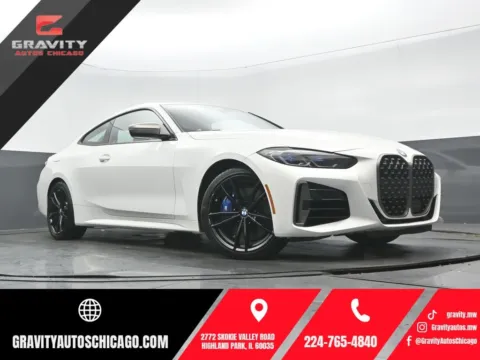 White 2022 BMW 4 Series M440i xDrive for sale in Highland Park, IL