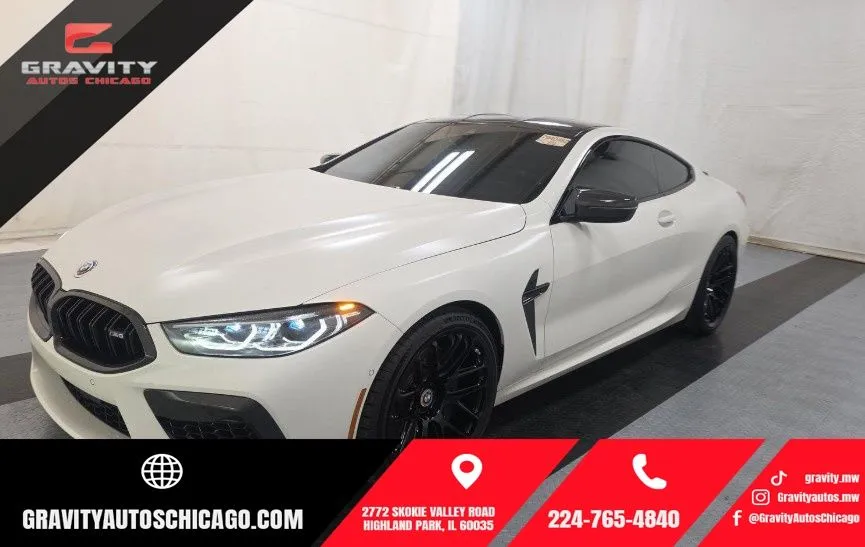 White 2023 BMW M8 Competition for sale in Highland Park, IL