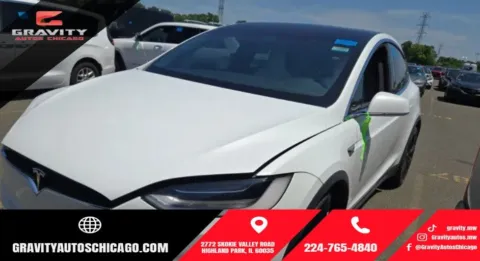 White 2018 Tesla Model X 100D for sale in Highland Park, IL