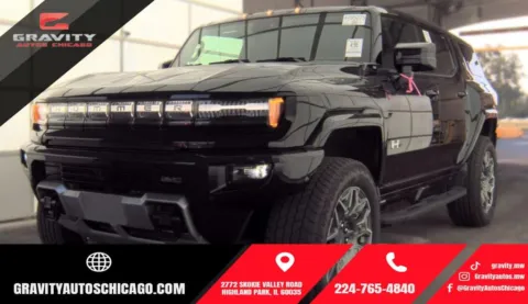 Black 2025 GMC Hummer EV SUV 3X for sale in Highland Park, IL