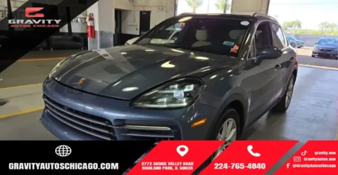Blue 2019 Porsche Cayenne S for sale in Highland Park, IL