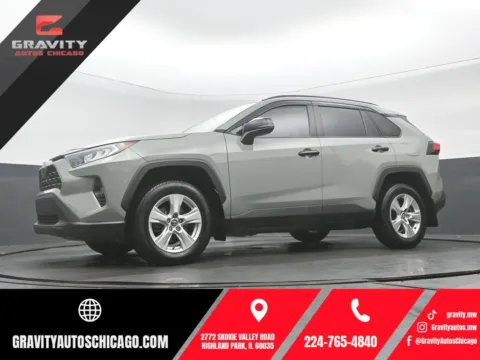 Gray 2020 Toyota RAV4 XLE for sale in Highland Park, IL