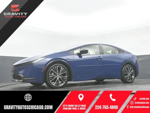 Blue 2023 Toyota Prius XLE for sale in Highland Park, IL