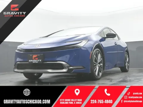 Blue 2023 Toyota Prius XLE for sale in Highland Park, IL
