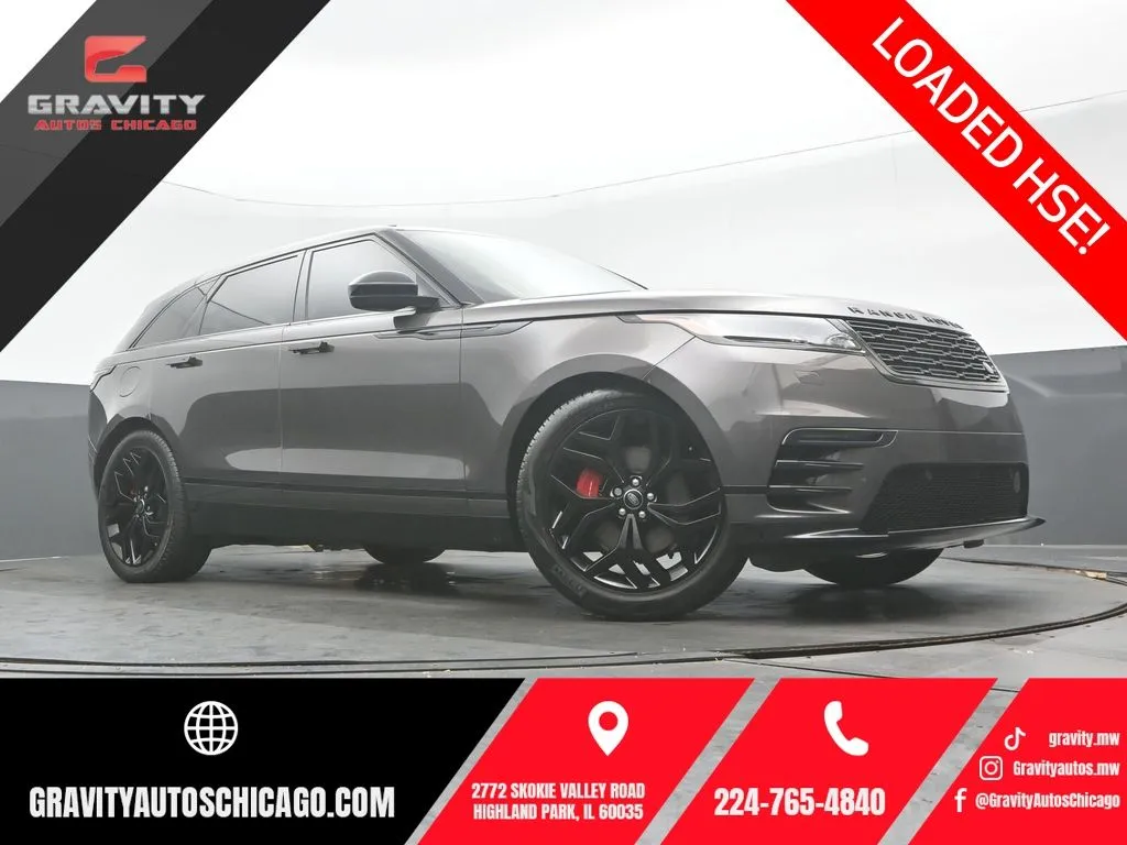 Gray 2024 Land Rover Range Rover Velar Dynamic SE for sale in Highland Park, IL