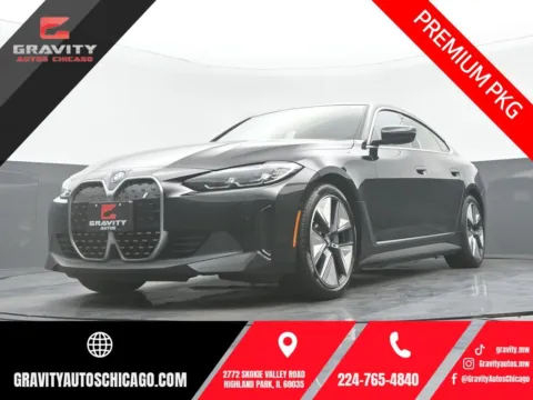 Black 2024 BMW i4 xDrive40 for sale in Highland Park, IL