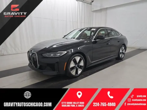 Black 2024 BMW i4 xDrive40 for sale in Highland Park, IL