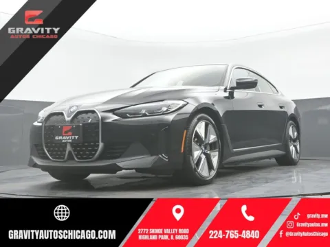 Black 2024 BMW i4 xDrive40 for sale in Highland Park, IL