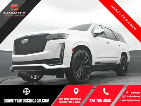 White 2021 Cadillac Escalade Sport Platinum for sale in Highland Park, IL