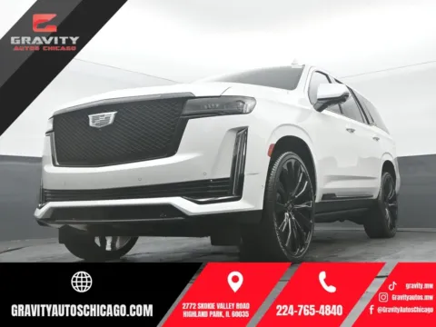 White 2021 Cadillac Escalade Sport Platinum for sale in Highland Park, IL