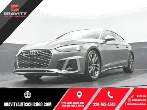 Gray 2023 Audi S5 Sportback Premium Plus for sale in Highland Park, IL