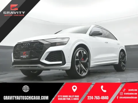 White 2023 Audi RS Q8 4.0T for sale in Highland Park, IL