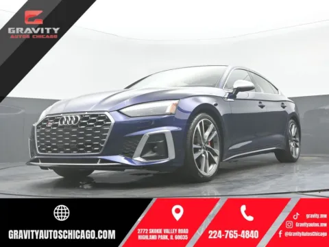 Blue 2021 Audi S5 Sportback Prestige for sale in Highland Park, IL