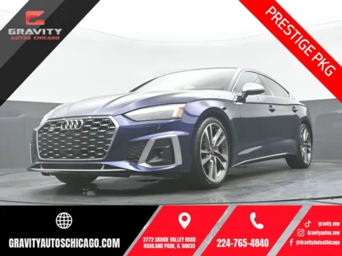 Blue 2021 Audi S5 Sportback Prestige for sale in Highland Park, IL