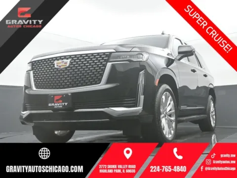 Black 2023 Cadillac Escalade Premium Luxury for sale in Highland Park, IL