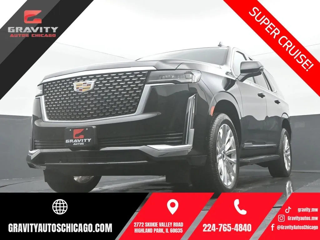 Black 2023 Cadillac Escalade Premium Luxury for sale in Highland Park, IL