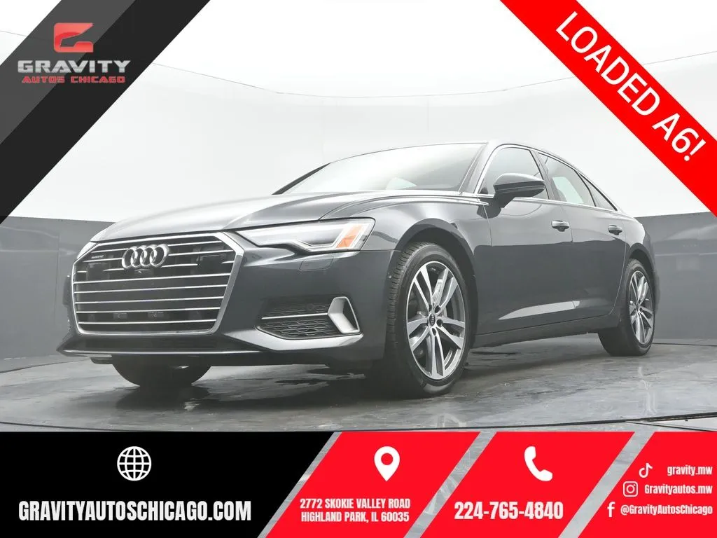 Gray 2023 Audi A6 45 Premium Plus for sale in Highland Park, IL