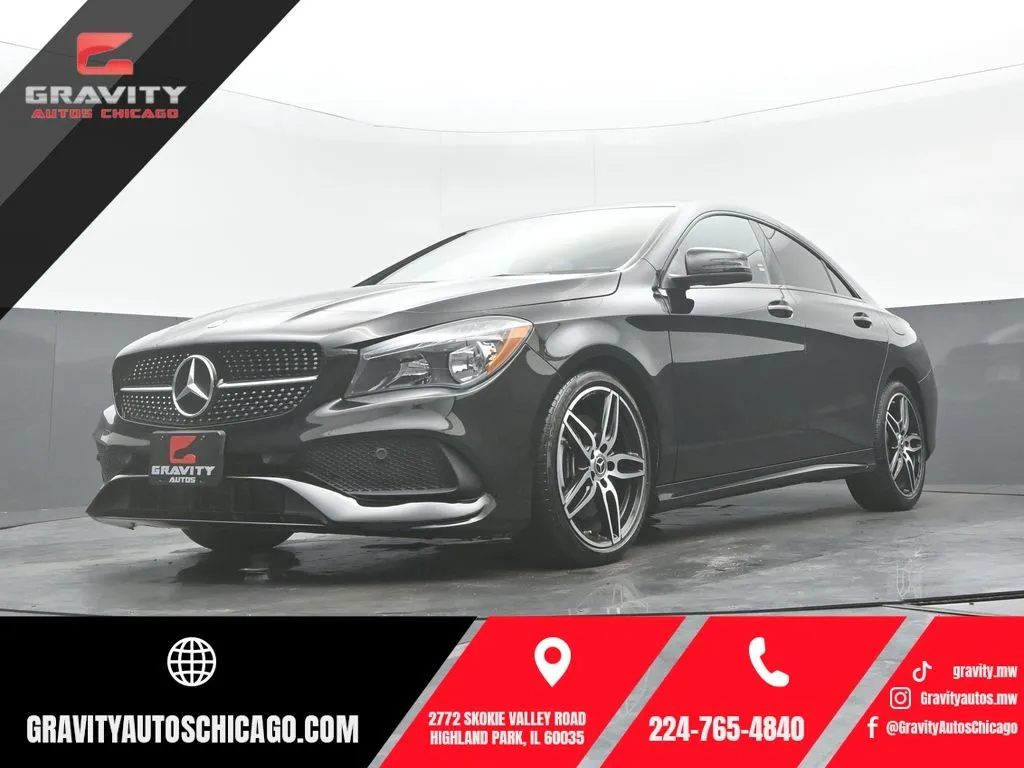 Black 2019 Mercedes-Benz CLA 250 for sale in Highland Park, IL