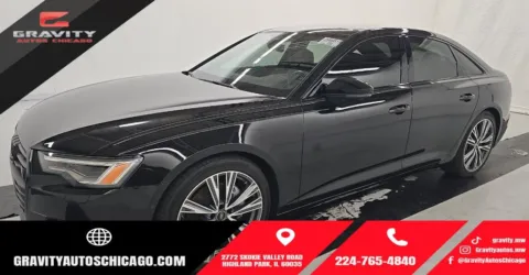 Black 2023 Audi A6 45 Premium Plus for sale in Highland Park, IL
