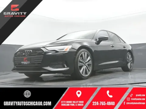Black 2023 Audi A6 45 Premium Plus for sale in Highland Park, IL