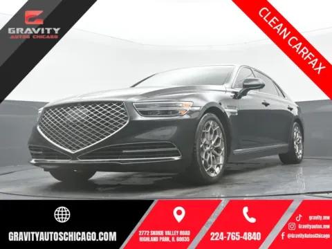 Black 2022 Genesis G90 5.0 Ultimate for sale in Highland Park, IL