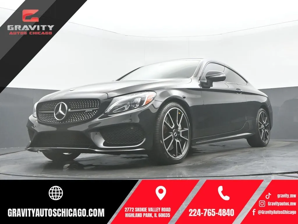 Black 2018 Mercedes-Benz C-Class C 43 AMG for sale in Highland Park, IL