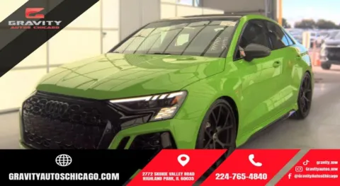 Green 2024 Audi RS 3 2.5T for sale in Highland Park, IL