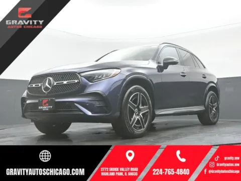 Blue 2023 Mercedes-Benz GLC 300 for sale in Highland Park, IL