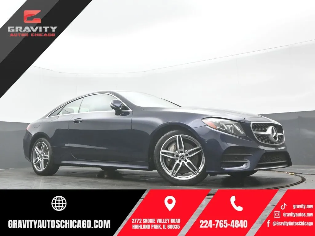 Blue 2019 Mercedes-Benz E-Class E 450 for sale in Highland Park, IL