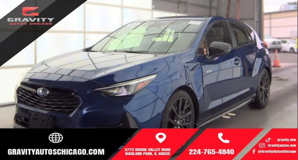 Blue 2024 Subaru Impreza 2.5RS for sale in Highland Park, IL