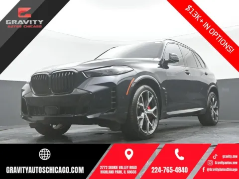 Black 2024 BMW X5 xDrive40i for sale in Highland Park, IL