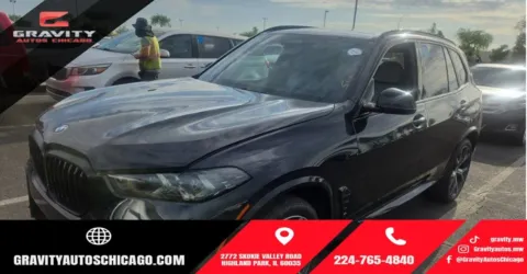 Black 2024 BMW X5 xDrive40i for sale in Highland Park, IL
