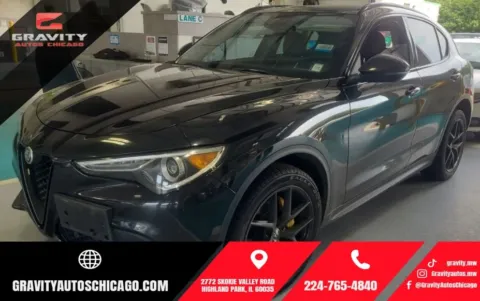 Black 2020 Alfa Romeo Stelvio for sale in Highland Park, IL