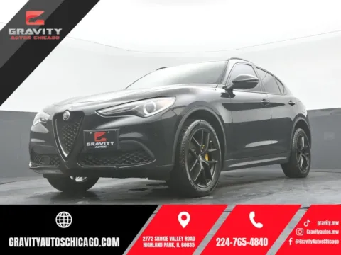 Black 2020 Alfa Romeo Stelvio for sale in Highland Park, IL