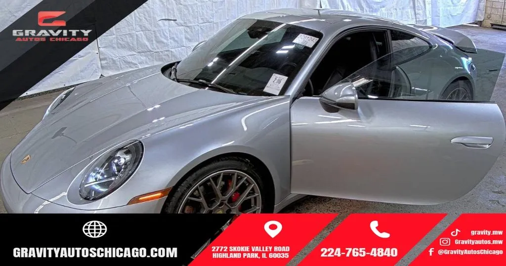Silver 2022 Porsche 911 Carrera 4S for sale in Highland Park, IL