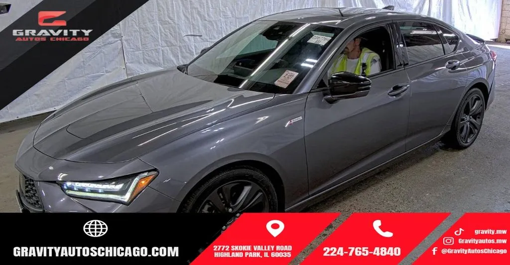 Gray 2023 Acura TLX A-Spec Package for sale in Highland Park, IL