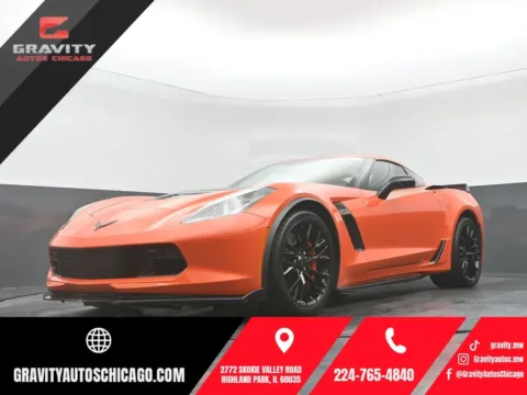 Orange 2019 Chevrolet Corvette Z06 for sale in Highland Park, IL