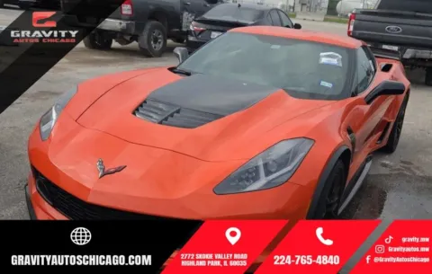 Orange 2019 Chevrolet Corvette Z06 for sale in Highland Park, IL