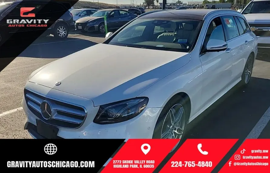 White 2019 Mercedes-Benz E-Class E 450 for sale in Highland Park, IL