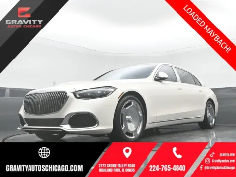 White 2023 Mercedes-Benz S-Class Maybach S 580 for sale in Highland Park, IL