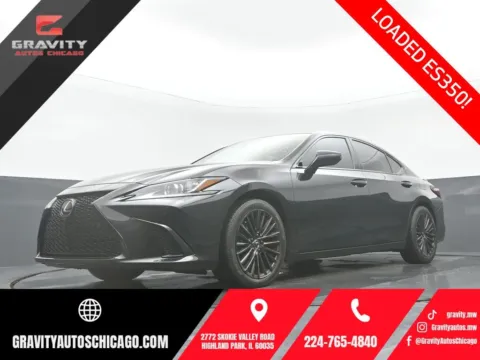 Black 2022 Lexus ES 350 for sale in Highland Park, IL