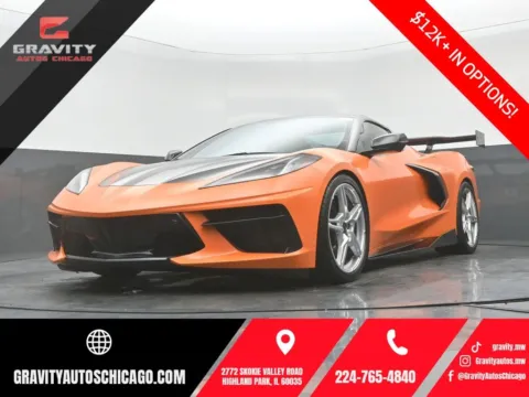 Orange 2023 Chevrolet Corvette Stingray for sale in Highland Park, IL